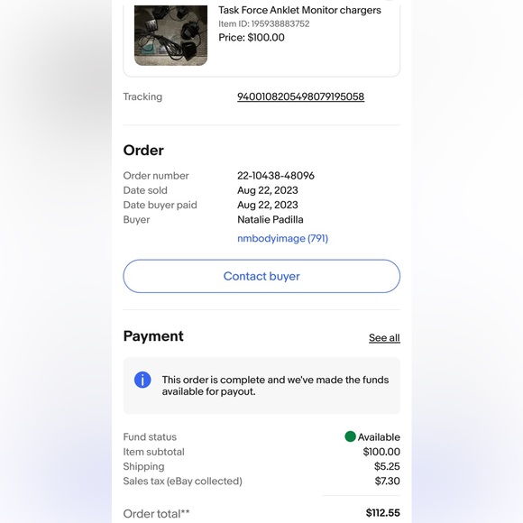 Authentic Suffolk County NY GPS Anklet Monitor🔋💲🅾️🆔🅾️♑️E🅱️🅰️✅4️⃣🅰️🆒💲💯 - Picture 6 of 7